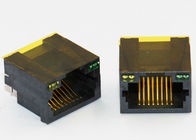8P8C Shielded Modular Jack Thru - Hole R / A With LED For Network Router